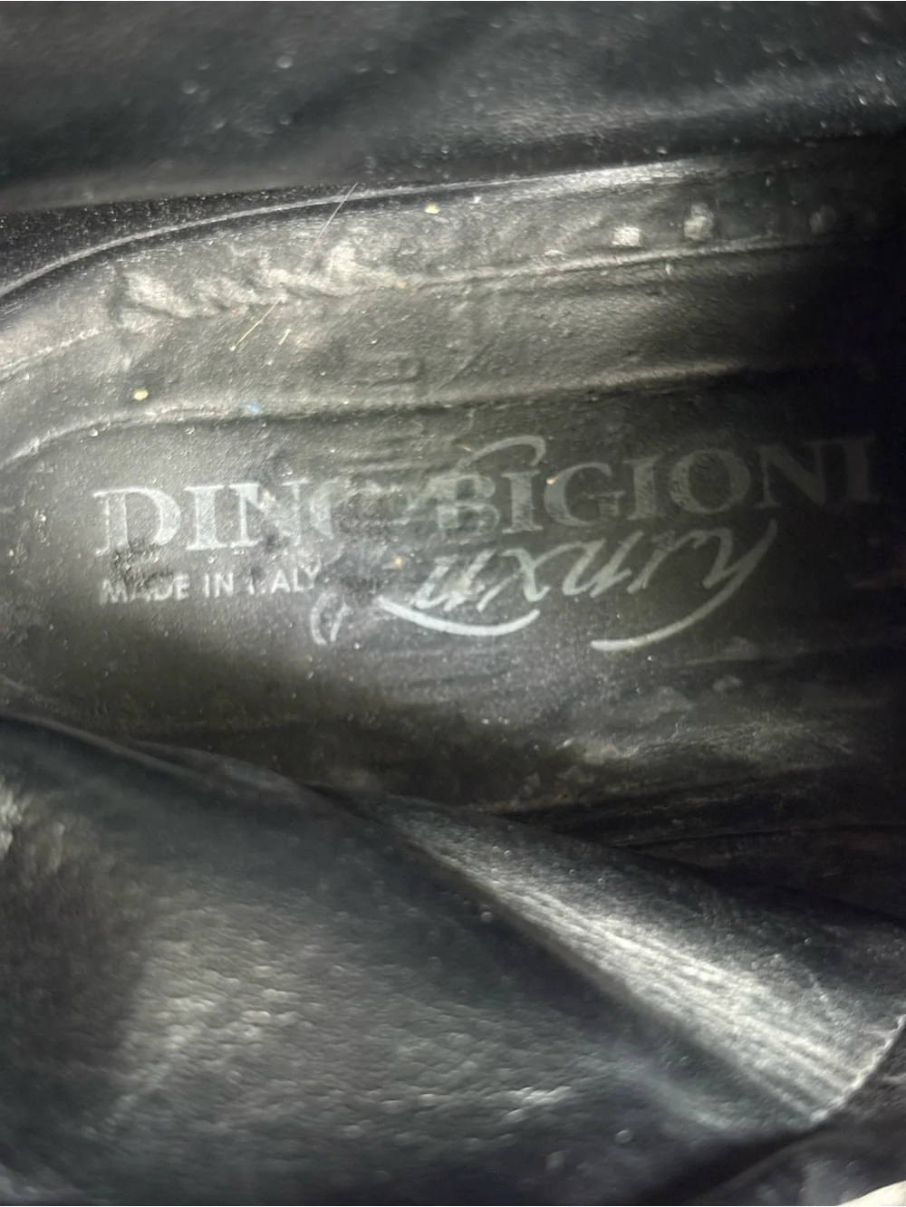 Dino Bigioni Black Leather Wingtip Chelsea Boots Men’s 11.5 Classic Designer EUC